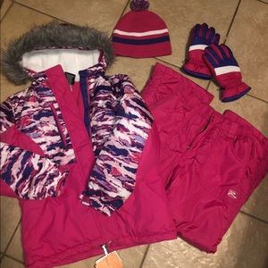 Girls snow suit